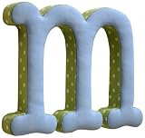 New Arrivals The Letter M, Blue and Green