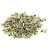 uxcell　リベットナット　M5x11mm　ナットタフファスナー　ねじ付きナット　300個