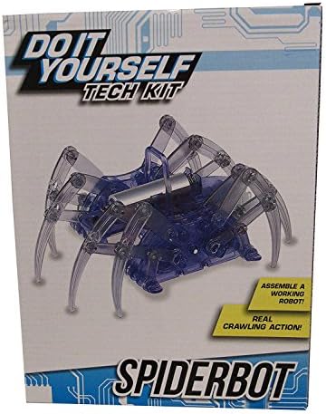 Kids Teens Unisex Boys DIY Assembly Spider Robotic Kit Robot Perfect Education Tool SPIDER