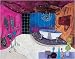 Penthouse Bathroom art print 36x41cm by Natalie Arnold