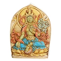 Green Tara Relief Wall Plaque