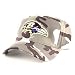 Baltimore Ravens Black & White Camouflage Baseball Hat