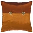 Decorative Handmade Burgundy Copper Thai Silk Cushion Cover / Pillow Sham