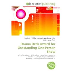 Drama Desk Award for Outstanding One-Person Show: Off-Off-Broadway 2 Off Broadway 3 Broadway theatre 4 Ian McKellen 17 Acting Shakespeare 29 Whoopi  Goldberg 30 Eric Bogosian 45 Barbara Cook 48