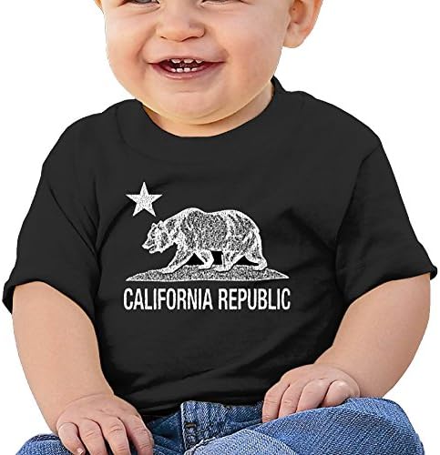 California Republic Vintage White Bear Infant T Shirt Newborn Baby Clothes
