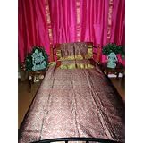 Bed Comforter Silk Bedding Coverlet Bedspread for Bedroom-3pc Set Twin by Mogul Interior