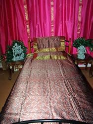 Bed Comforter Silk Bedding Coverlet Bedspread for Bedroom-3pc Set Twin
