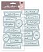 EK Success EKWJB031 Wedding Party Flair Dimensional Caption Stickers