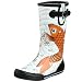 Chooka Women's Koi Tattoo Rain Pup,Light Blue,7 M US