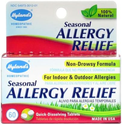 Hylands Homepathic Seasonal Allergy Relief - 60 Tablets