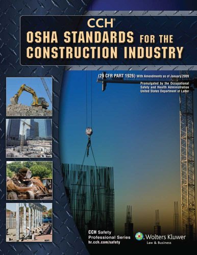 OSHA Standards for the Construction Industry as of 01 09