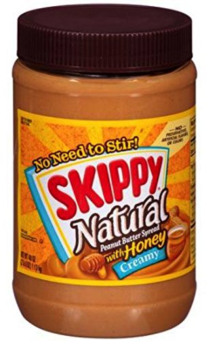 Skippy Peanut Butter, Creamy, 40 Ounce (Creamy with Honey)