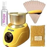 Quick Hard Waxing Heater Home Kit for Upper Lip Eyebrow Bikini Hair Removal