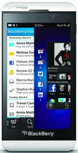 BlackBerry Z10 4G Phone, White (Verizon Wireless) BlackBerry Z10 4G Phone, White (Verizon Wireless)