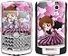 Dark Valentine (Girl on Pink Heart) Design Protective Skin Decal Faceplate for Blackberry Curve 8300/ 8310/ 8320 Cell Phones