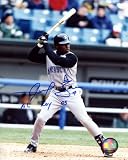 Angel Berroa ROY 2003 Autographed/Hand Signed At Bat Kansas City Royals 8x10 Photo