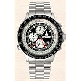 CHASE-DURER PILOT COMMANDER II CHRONOGRAPH CHRONO ALARM WATCH 126.2BW-BRA by Chase-Durer