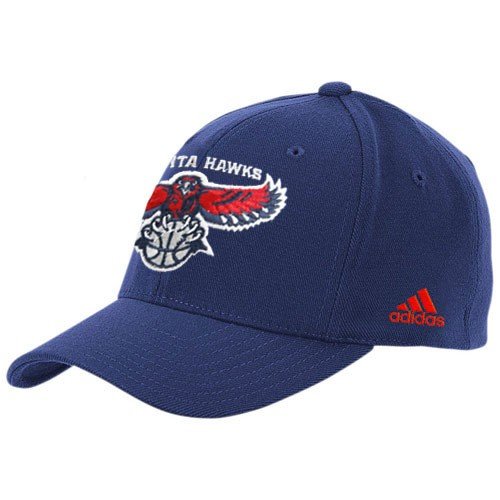 adidas Atlanta Hawks Navy Blue The Pivot Logo Flex Fit Hat
