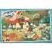 Smurfs in Smurf Village Retro TV Poster Print - 22x34