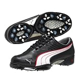 Puma Men's Cell Fusion Golf Shoes - Black / White