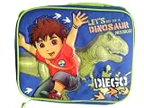 Dora the Explorer Diego Insulated Lunchbox - Diego  Lets go on a dinosaur mission Lunch Tote