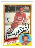 Lanny McDonald Autographed/Hand Signed Hockey Card (Calgary Flames - Hall of Fame) 1984 Topps #26