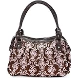 Baby Essentials Brown & Pink Victorian Print Bag