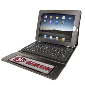 NFL San Francisco 49Ers Team Promark Executive iPad Case with Keyboard