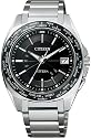 [シチズン]CITIZEN 腕時計 ATTESA アテッサ Eco-Drive 電波時計 ワールドタイム 日中米欧世界多局受信対応　Perfex搭載　 ATD53-3091 メンズ