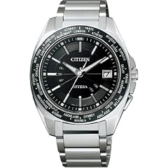 [シチズン]CITIZEN 腕時計 ATTESA アテッサ Eco-Drive 電波時計 ワールドタイム 日中米欧世界多局受信対応　Perfex搭載　 ATD53-3091 メンズ