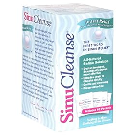 SinuCleanse Saline Solution 60 Refill Packets SNC-IRG60