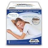 PleasurePedicMemoryFoamTopper-Twin