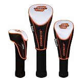 NCAA Oklahoma State Cowboys Nylon Headcover (set of 3) Driver, Fairway, Utility