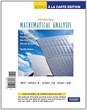 Intro Math Analysis for Business, Economics, and the Life and Social Sciences, Books a la Carte Edition (12th Edition)