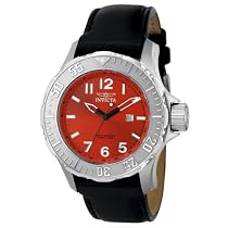 Invicta Men's 4663 Diver Collection Black Leather Watch