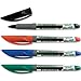 TICONDEROGA RediSharp Plus Low Odor Permanent Markers, Fine Point, 4-Pack Assorted Markers, Red/Black/Green/Blue (98240)