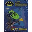 Batman Latex Printed Balloons - Package of 6