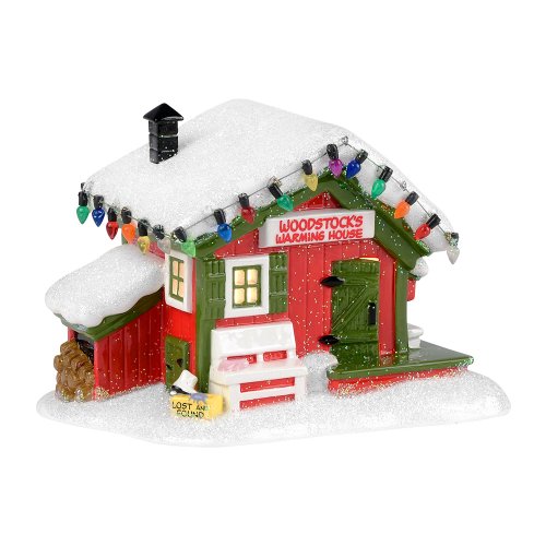 Department 56 Peanuts Village Woodstock’s Warming House, 4.75-Inch Department 56 Peanuts Village Woodstock’s Warming House, 4.75-Inch