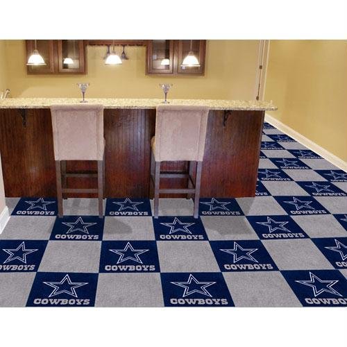 Fanmats Dallas Cowboys Team Carpet Tiles
