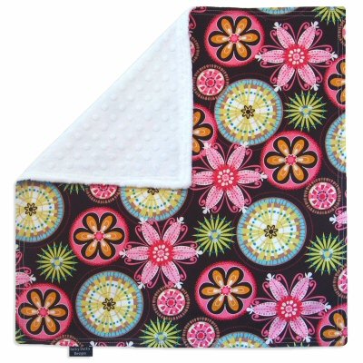 Chocolate Bloom Cuddle Blanket