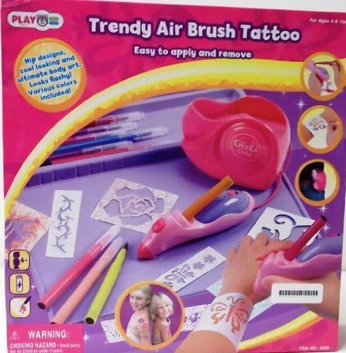 Trendy Air Brush Tattoo By Playgo Toys by Playgo Toys
