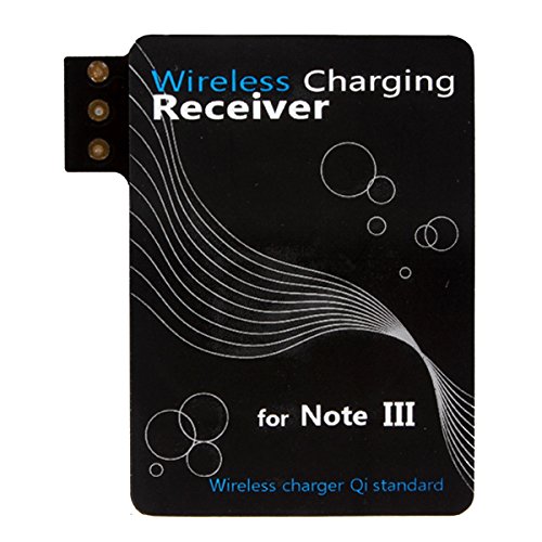 DiGiYes® Qi Standard Wireless Charger Module Receiver for Samsung Galaxy Note 3 Support Cover Case Wake Up Contacts Function