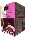 Saafara Herbal Teas, White Hibiscus, 15 Biodegradable Pyramid Tea Bags, (Pack of 3)