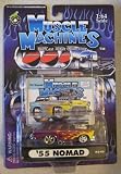Muscle Machines '55 Nomad Wagon Purple Flames
