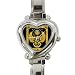 Heart Italian Charm Watch of Egyptian Tapestry with Scarab and Sun