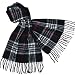 Classy Plaid Super Soft Cashmere Feel Tassel Ends Long Scarf - Various Color