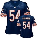 Brian Urlacher Reebok Navy Replica Chicago Bears Women's Jersey - Large