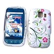 LG Optimus S LS 670 Crystal Silicone Skin Case "Flower Lover's" Design