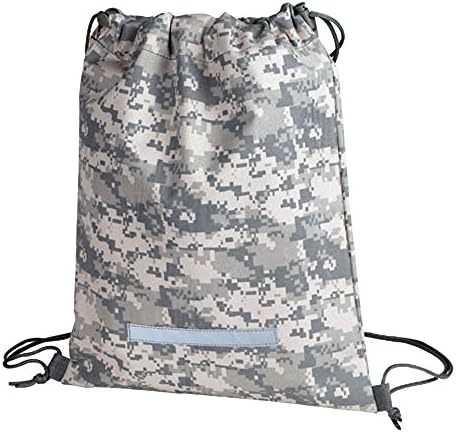 ACU Print Digital Camouflage Drawstring Backpack