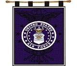 Review ArtExpression  / Air Force - Artist: - Fabric Size: 34.00 by 26.00 inches Wall Tapestry with hanging rods and tassels included